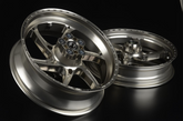 OZ Racing - GASS Aluminum 6 Spoke SET - Titanium Color - Aprilia